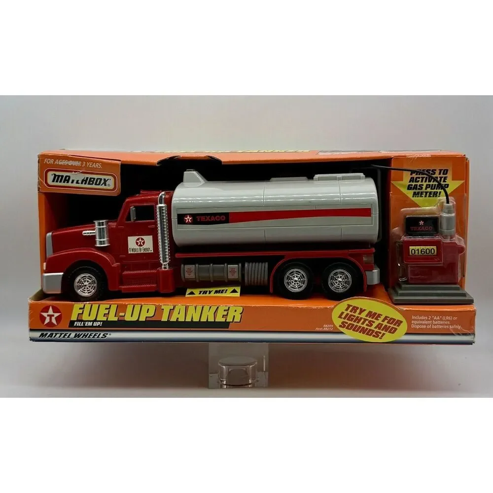 Vintage 2000 Mattel Matchbox Texaco Oil Fuel‎ Up Tanker Truck Original Packaging
